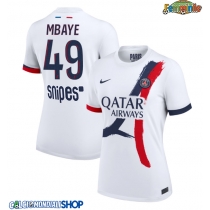 Maglie da calcio Paris Saint-Germain Ibrahim Mbaye #49 Seconda Maglia Femminile 2025-26 Manica Corta